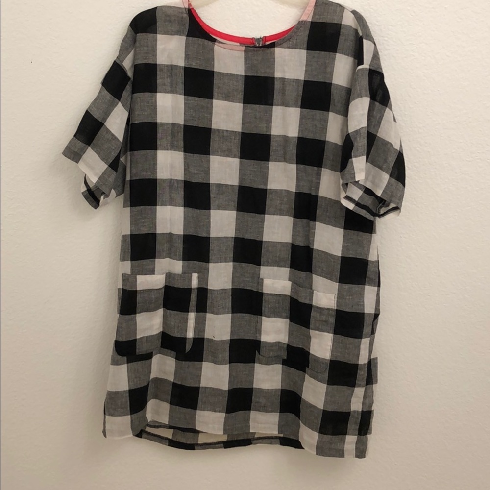 Plaid dress from urban outfitters.